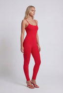 Scoop Neck Sleeveless Catsuit