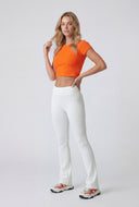 Ribbed Slim Bootcut Active Pants