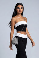 Barbara Contrast Crop Top