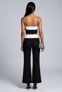 Barbara Contrast Crop Top