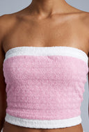 Barbara Contrast Crop Top