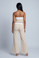 Barbara Contrast Crop Top