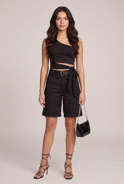 Belted Cargo Shorts