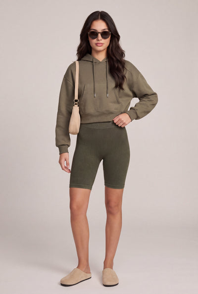 Mineral Wash Bike Shorts