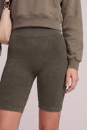 Mineral Wash Bike Shorts