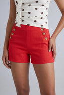Zip Back Sailor Shorts