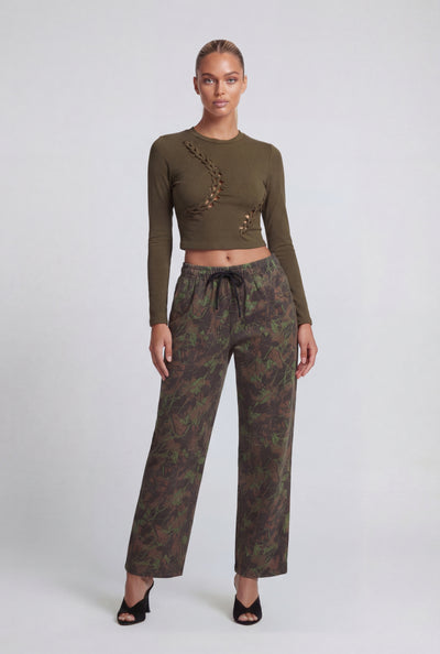 Kamiyah Hunter Camo Fleece Sweatpants
