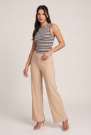 Wide Leg Pull On Pants