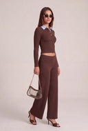 Wide Leg Pull On Pants