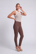 Mid-Rise Stretch Twill Pants