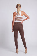 Mid-Rise Stretch Twill Pants