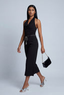 Tie Waist Gaucho Pants