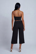 Tie Waist Gaucho Pants