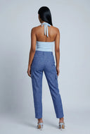 Izabella Acid Wash Cargo Pants