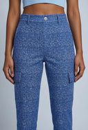 Izabella Acid Wash Cargo Pants