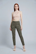 Acid Wash Pull On Skinny Pants