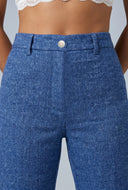 Acid Wash Pull On Skinny Pants