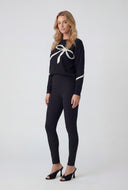 High-Waist Scuba Ankle Dress Pants