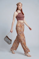 Daleyza Patterned Pants with Head Scarf