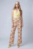 Daleyza Patterned Pants with Head Scarf