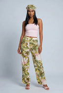 Daleyza Patterned Pants with Head Scarf