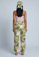 Daleyza Patterned Pants with Head Scarf