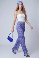 Daleyza Patterned Pants with Head Scarf