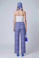Daleyza Patterned Pants with Head Scarf