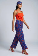 Daleyza Patterned Pants with Head Scarf