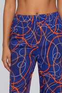 Daleyza Patterned Pants with Head Scarf