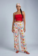 Daleyza Patterned Pants with Head Scarf