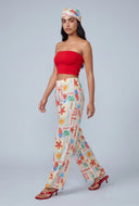 Daleyza Patterned Pants with Head Scarf
