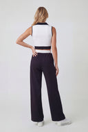 Spoiled Contrast Double Waistband Pants