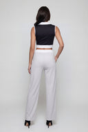 Spoiled Contrast Double Waistband Pants