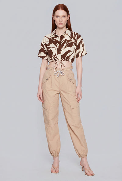 Everleigh Paper Bag Waist Joggers