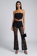 Lace Flare Pants