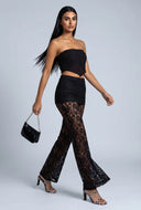 Lace Flare Pants