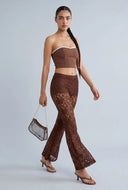 Lace Flare Pants