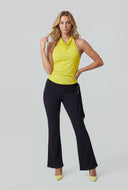 Kathryn Tie Waist Flare-Leg Pants