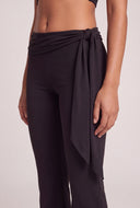 Kathryn Tie Waist Flare-Leg Pants