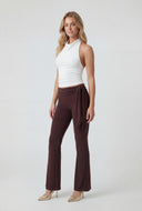 Kathryn Tie Waist Flare-Leg Pants