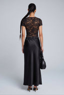 Satin Maxi Skirt
