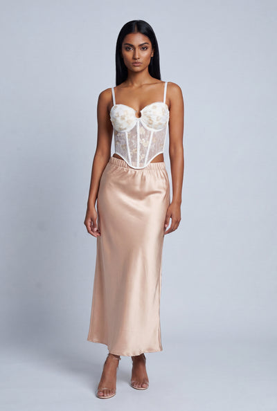 Satin Maxi Skirt