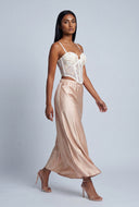 Satin Maxi Skirt