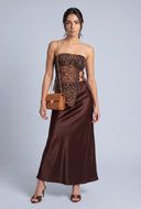 Satin Maxi Skirt