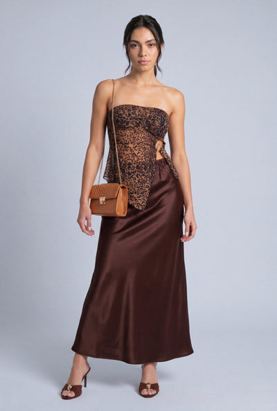 Satin Maxi Skirt