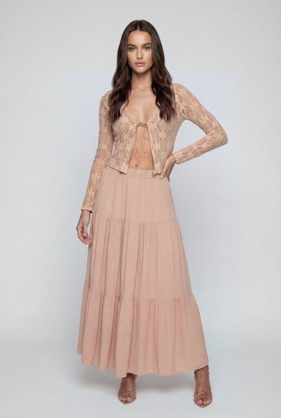 Alessia Maxi Tiered Skirt