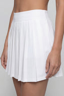Clover High Waist Pleated Tennis Skirt