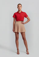 Elizabeth Waistband Pleated Tennis Skort