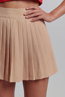 Elizabeth Waistband Pleated Tennis Skort
